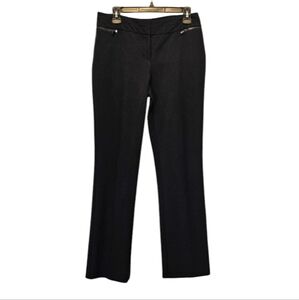 Worthington Perfect Trouser Black 73% Polyester 23% Rayon 4% Spandex Size 6